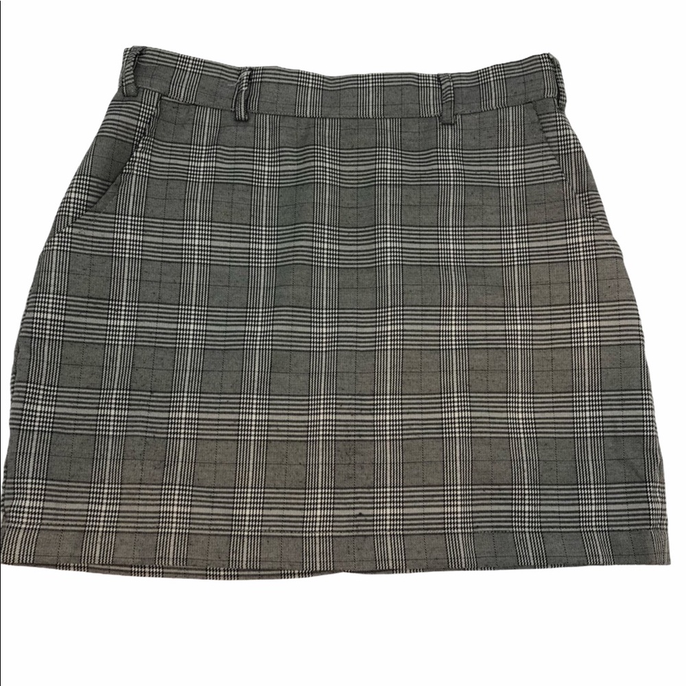Lilyful Plaid Mini Skirt Size Medium